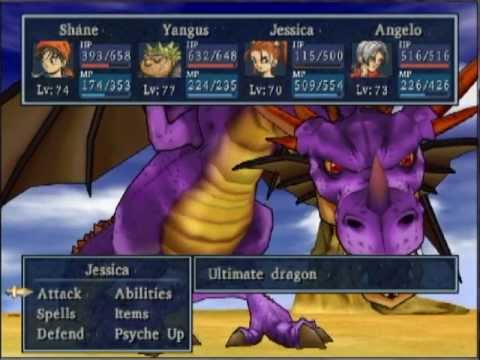 dragon quest 8 the true final trial, ultimate dragon and getting the gospel ring