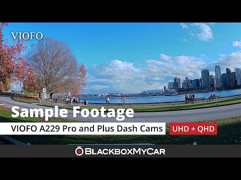 لقطات تجريبية من كاميرات VIOFO A229 Pro و Plus للسيارة (BlackboxMyCar)