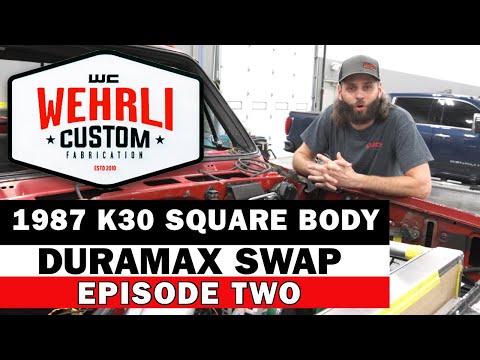 WCFAB 1987 K30 Square Body Duramax Swap - Powerplant Details
