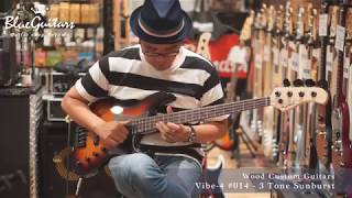 Video thumbnail for Blue Guitars - Wood Custom / Guitars Vibe-4 #014 - 3 Tone Sunburst by Blue Guitars