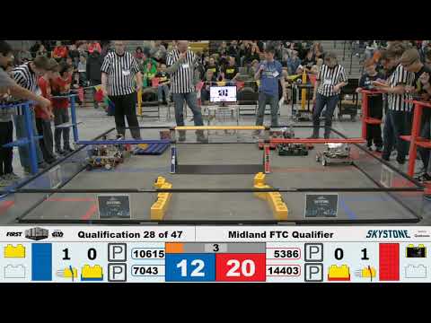 Midland FTC Qualifier 2019 - Qualification Match 28