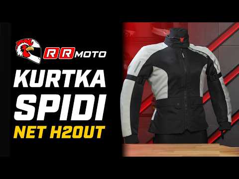 SPIDI NET H2OUT _ dwuwarstwowa kurtka motocyklowa na zmienną pogodę | mesh, protektory Warrior Lite