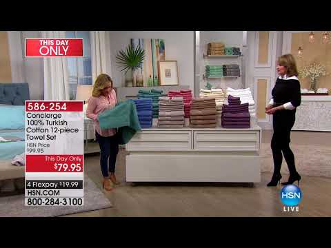 HSN | Concierge Collection Bedding 02.10.2018 - 04 PM