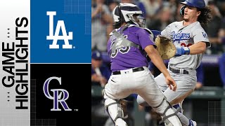 Rockies vs. Dodgers Game 2 Highlights (9/26/23) | MLB Highlights