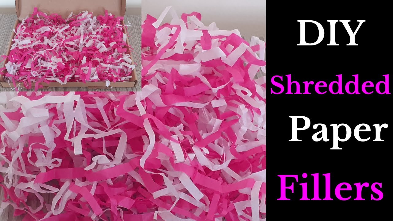 DIY Shredded Paper Fillers for Packaging | Shredded Paper Fillers for Gift Box