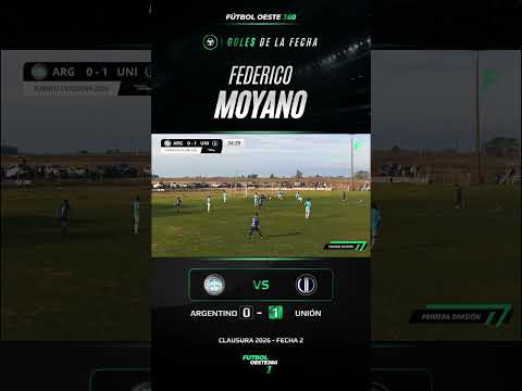 ⚽ Federico Moyano marcó el único gol del clásico de Tres Lomas.