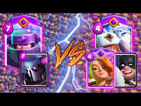EVOLVED MEGA KNIGHT + PEKKA 🆚 EVOLVED AXE TEAM | 2v3