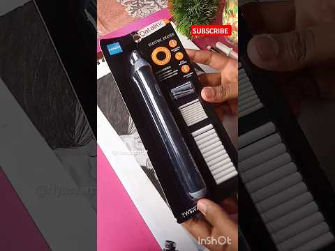 Electric eraser unboxing 😩✨🌷 #drawing #artsupplies #trending #unboxing