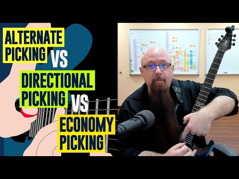 The Best Guitar Picking Technique - Alternate Vs Directional Vs Economy Picking