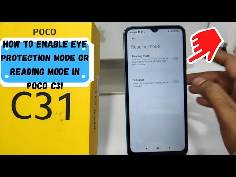 How to Enable Eye Protection Mode or Reading Mode in POCO C31|How To Enable Reading Mode in Poco C31