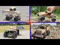 DIY CARDBOARD Remote Control Creative Cars With Motors