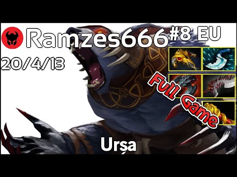 Ramzes666 [VP] plays Ursa!!! Dota 2 Full Game 7.21