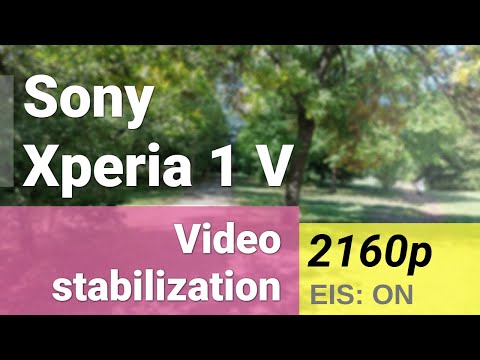 4K 2160p 30fps (stabilization test, main camera) - Sony Xperia 1 V video sample