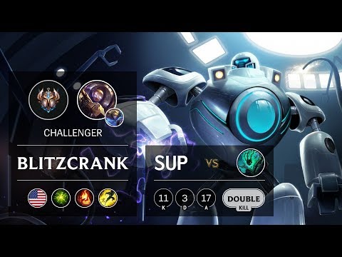 Blitzcrank Support vs Thresh - NA Challenger Patch 9.8