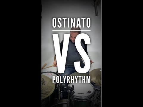 Polyrhythm VS Ostinato Drum Lesson