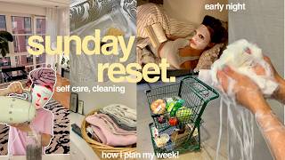 SUNDAY RESET ROUTINE 🫧 how I prep for a productive week!