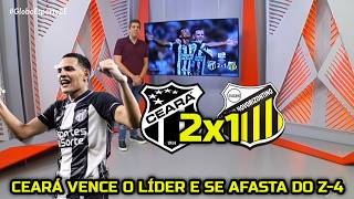 Globo Esporte CE - Ceará conquista vitória de virada em cima do líder e se afasta do z-4