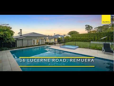 SOLD - Auction of 36 Lucerne Road, Remuera - Richard Thode