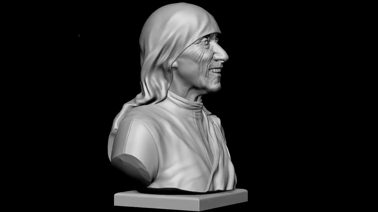 Mother Teresa 3D Print Model