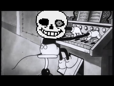 MICKEY MOUSE PLAYS MEGALOVANIA ON PIANO (Funny haha sans)
