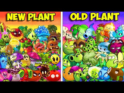 All Plants Team NEW vs OLD Battlez - Which Team Plant Will Win? - PvZ 2 Gameplay