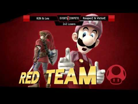 Hidden Bosses 4.0 2v2 Losers: RIN & Les (Link & Luigi) vs Reaperz & VictorE (MetaKnight & Ryu)