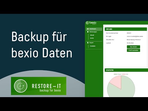 Backup für bexio Daten erstellen mit RESTORE-IT | bexio Marketplace