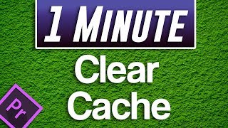 Premiere Pro - How to Clear Cache (FREE UP Hard Drive Space)