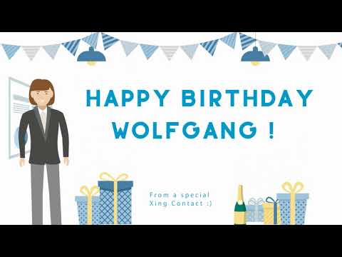 Happy Birthday Wolfgang ! (03. Februar - Office Jazz Version)