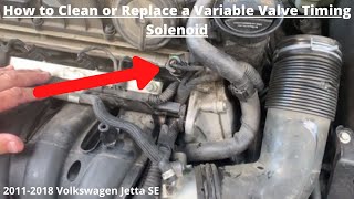 How to Clean or Replace a Variable Valve Timing Solenoid Volkswagen Jetta SE