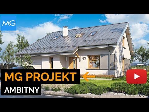 Projekt domu Ambitny MG Projekt - 146,98 m2 - koszt budowy 251 tys. zł