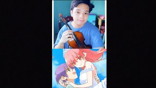Download lagu 'Tsuki to Hoshi Zora' Credits song of Tonikaku Kawaii | Anime Violin Cover mp3