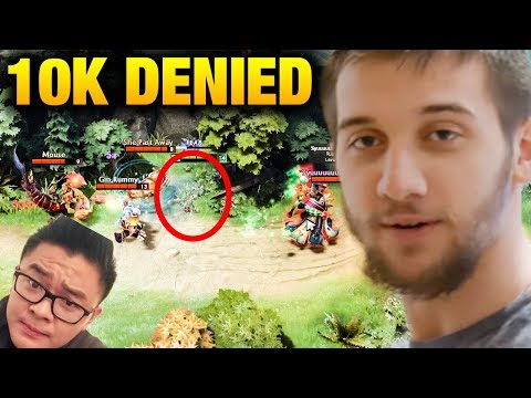 Arteezy VS MidOne - 10K MMR Denied Dota 2
