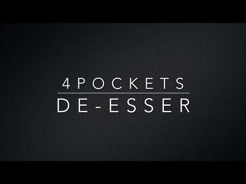4Pockets De-Esser AUv3 Plugin for iOS.