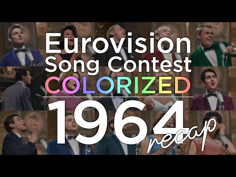 Eurovision Song Contest 1964: Recap [COLORIZED]