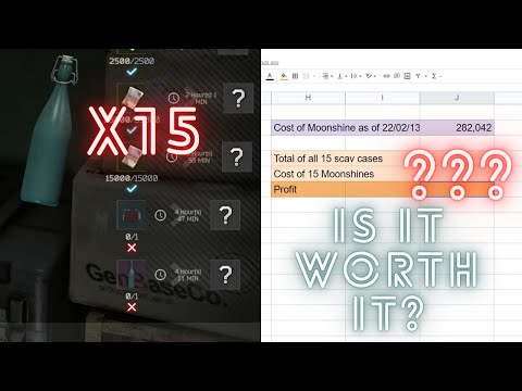 15x Moonshine Scav Case | Is it Worth it? | Escape from Tarkov 12.12