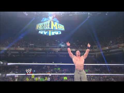 A look at the WrestleMania 29 WWE Championship Match between The Rock and John Cena: Raw, March 11,
