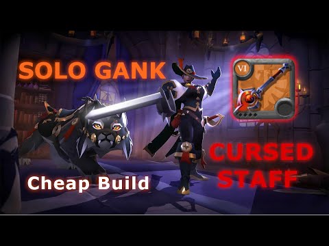 🔥SILVER MAKING🔥SOLO GANK |  CURSED Staff 💀 | Albion Online | Ep. 1