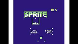 COMMODORE 64 += SPRITEtris += NEW GAME 2023