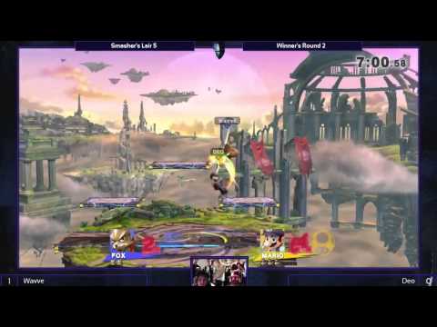 [SL5] Winners Round 2 - Wavve (Fox, Zelda) vs Deo (Pac-Man, Mario) - SSB4 Singles
