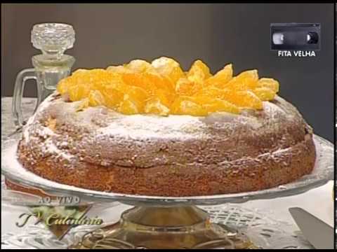 Palmirinha - Pão de ló de laranja - Tv Culinária 2006