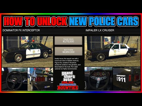 HOW TO UNLOCK THE NEW POLICE CARS IN GTA ONLINE! (GTA 5 COP VEHICLES DLC)