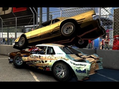 GRID 2 Stock Car Crashes Slow Motion 33
