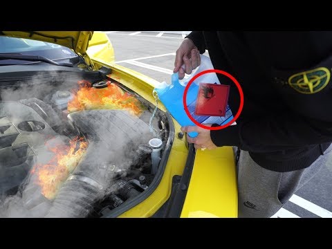 FICK BILEN ATT BÖRJA BRINNA?! (Utslängda från biltema!)