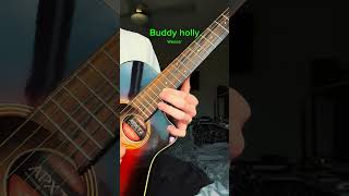 How to play the Buddy Holly riff #guitar #weezer #tutorial #viral #music