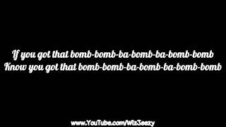 Chris Brown ft. Wiz Khalifa - Bomb [Lyrics on Screen]