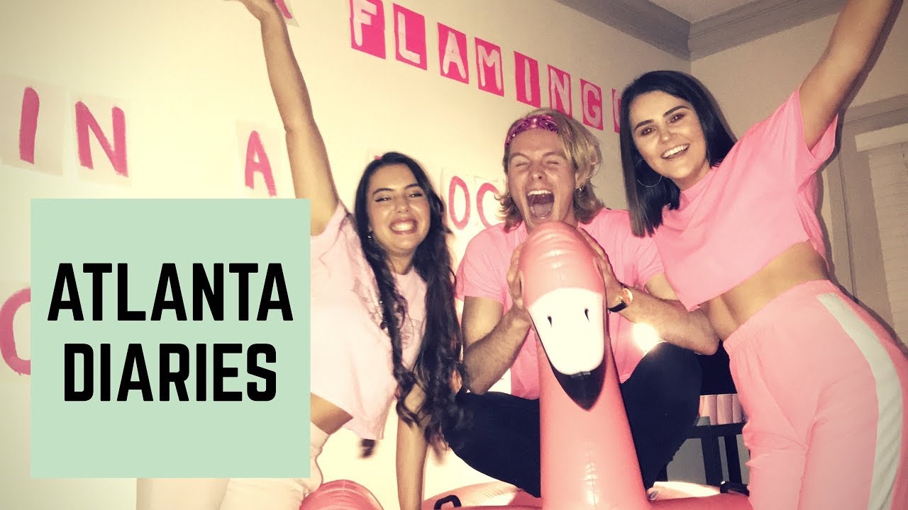 SURPRISE FLAMINGO PARTY & I FLOODED OUR APARTMENT | Atlanta Diaries
