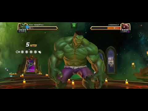 Immortal hulk v/s. Juggernaut