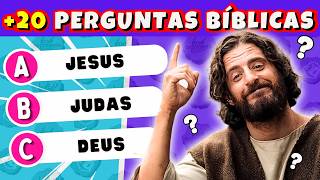 🔥25 PERGUNTAS SOBRE A BIBLIA ✝️ TESTE SEU NÍVEL DE CONHECIMENTO!