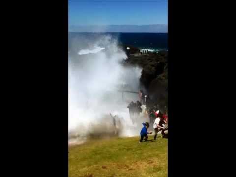 Kiama blowhole explosion